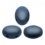 Les perles par Puca® Samos kralen Metallic mat dark blue 23980/79032